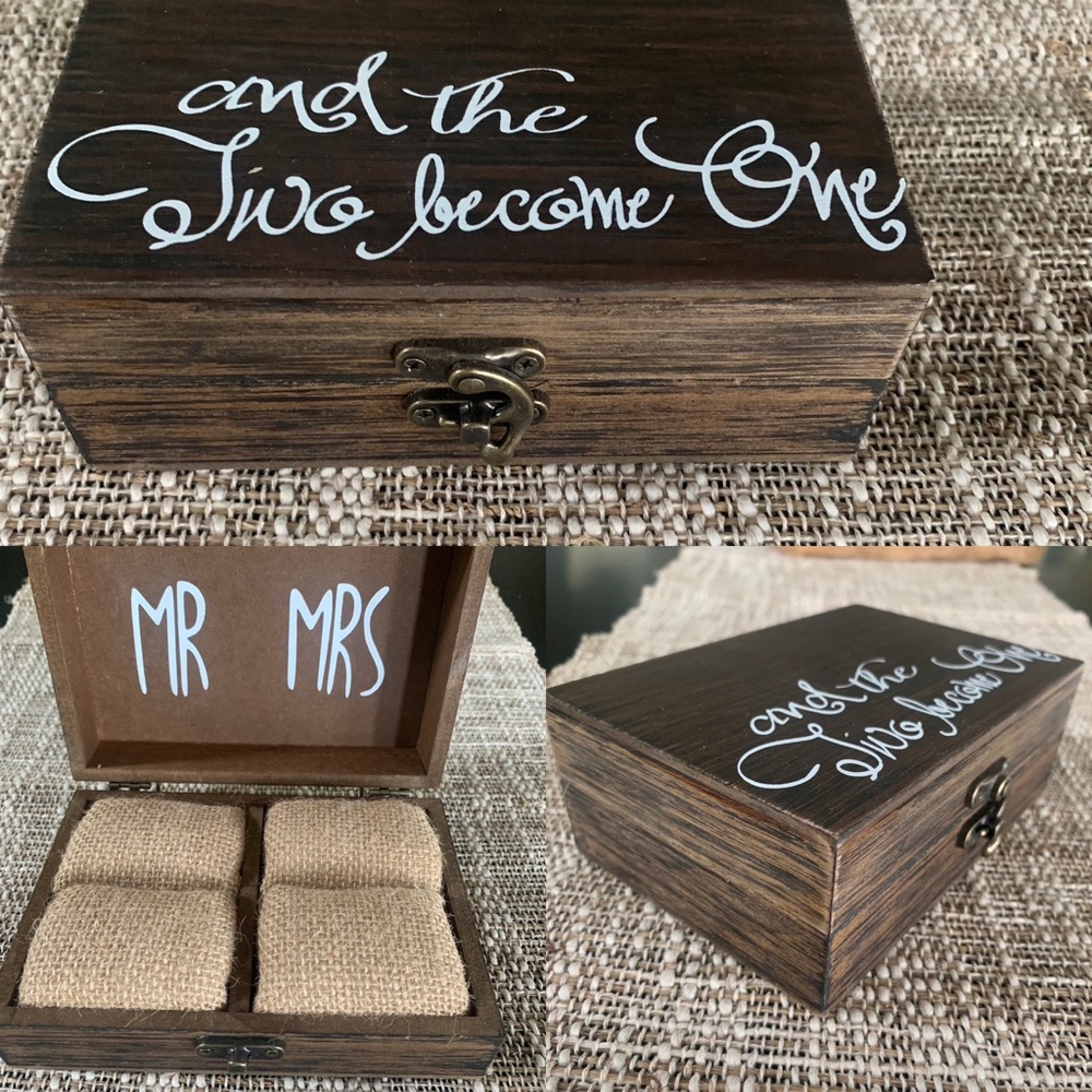 Wedding ring box